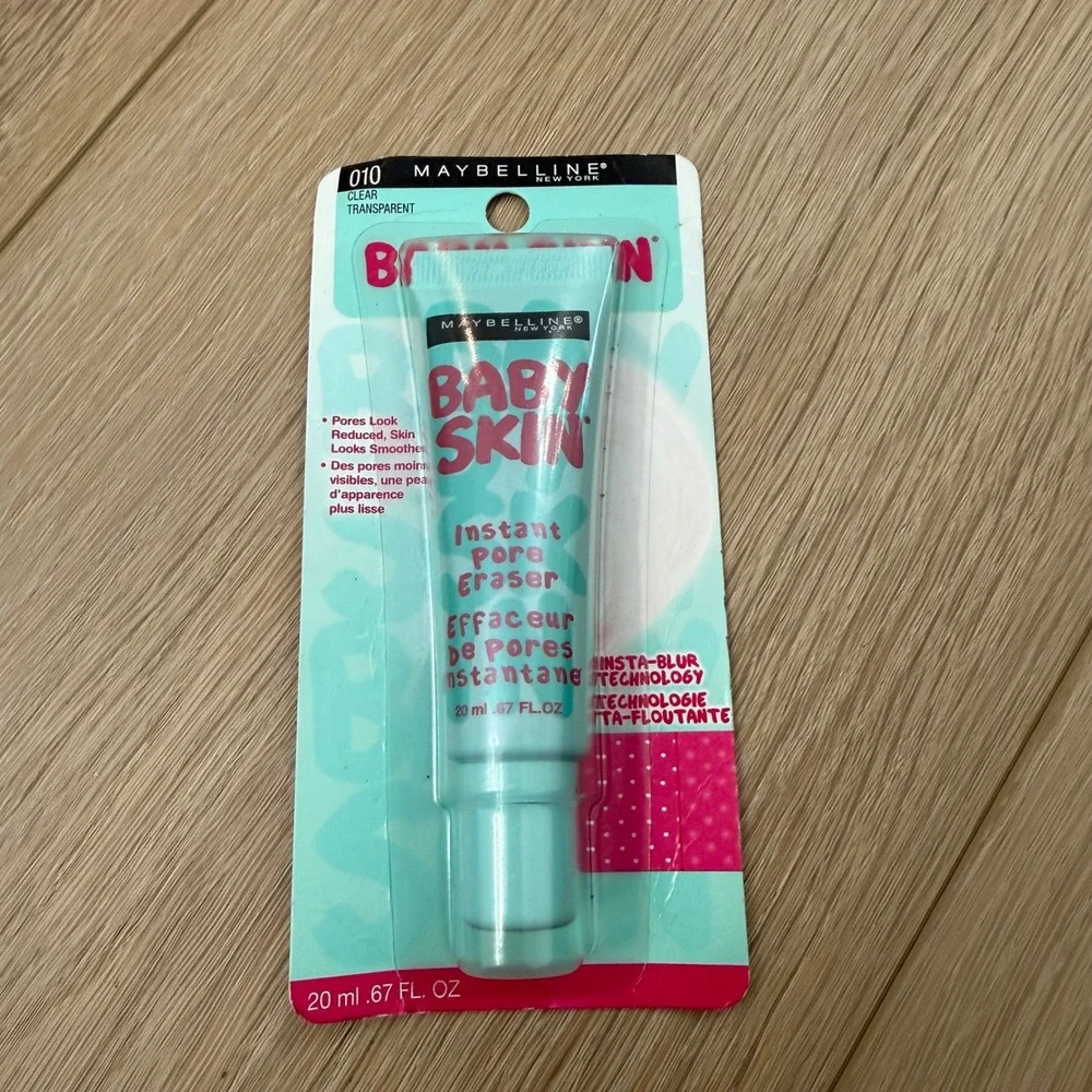 Maybelline Baby Skin Instant Pore Eraser Primer Clear 010 0.67 fl oz New